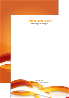 maquette en ligne a personnaliser flyers orange colore couleur MLGI64804