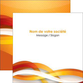 personnaliser maquette flyers orange colore couleur MLGI64834
