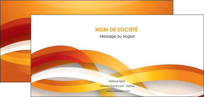 personnaliser modele de flyers orange colore couleur MLGI64838