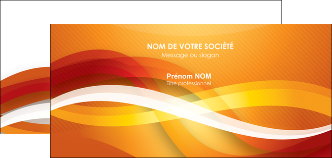 realiser carte de correspondance orange colore couleur MLGI64840