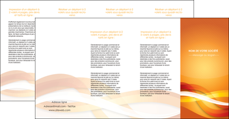 imprimer depliant 4 volets  8 pages  orange colore couleur MLGI64850