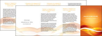 maquette en ligne a personnaliser depliant 4 volets  8 pages  orange colore couleur MLGI64852
