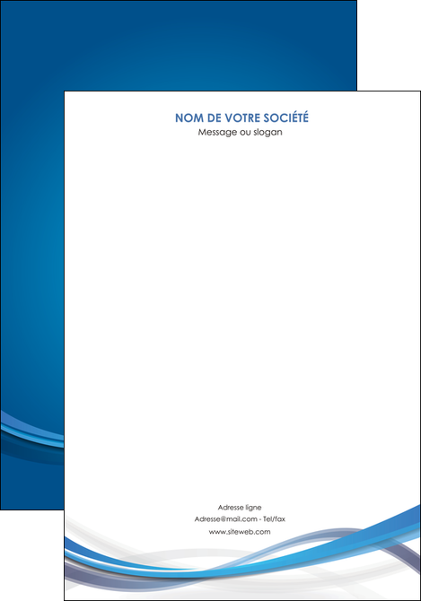 modele en ligne affiche bleu fond bleu pastel MFLUOO66672