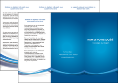 personnaliser maquette depliant 3 volets  6 pages  bleu fond bleu pastel MFLUOO66692