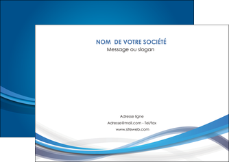 impression flyers bleu fond bleu pastel MFLUOO66694