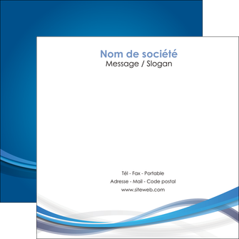 impression flyers bleu fond bleu pastel MFLUOO66698