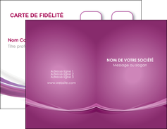 cree carte de visite violet violette abstrait MIFCH66948