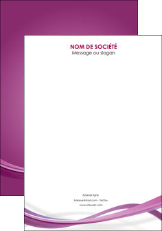 faire modele a imprimer flyers violet violette abstrait MIFCH66984