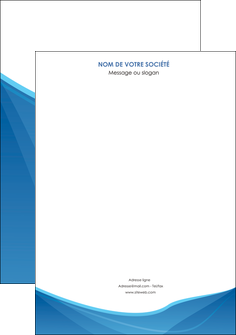 faire affiche bleu bleu pastel couleur froide MFLUOO67270