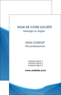 impression carte de visite bleu bleu pastel couleur froide MFLUOO67276