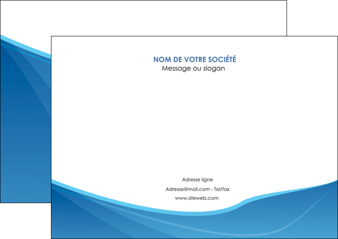 cree affiche bleu bleu pastel couleur froide MFLUOO67290