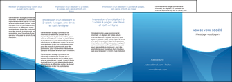 exemple depliant 4 volets  8 pages  bleu bleu pastel couleur froide MFLUOO67314