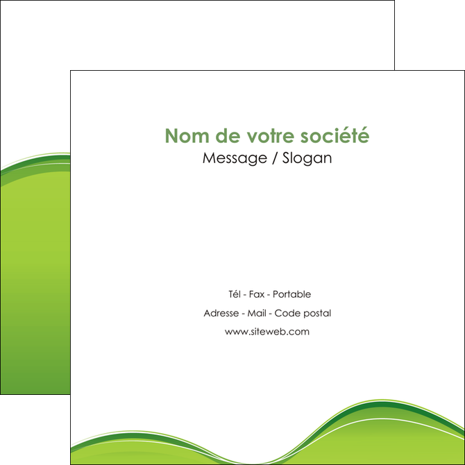 imprimerie flyers espaces verts vert vert pastel couleur pastel MFLUOO68046