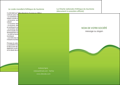 modele depliant 2 volets  4 pages  espaces verts vert vert pastel couleur pastel MFLUOO68054