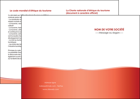 creation graphique en ligne depliant 2 volets  4 pages  rouge couleurs chaudes fond  colore MFLUOO68336
