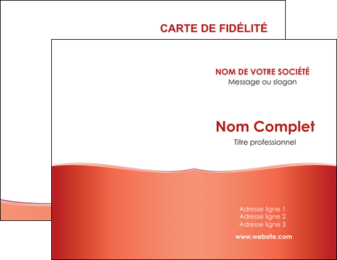 creation graphique en ligne carte de visite rouge couleurs chaudes fond  colore MFLUOO68346
