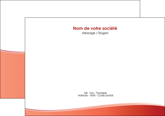 creation graphique en ligne flyers rouge couleurs chaudes fond  colore MFLUOO68360