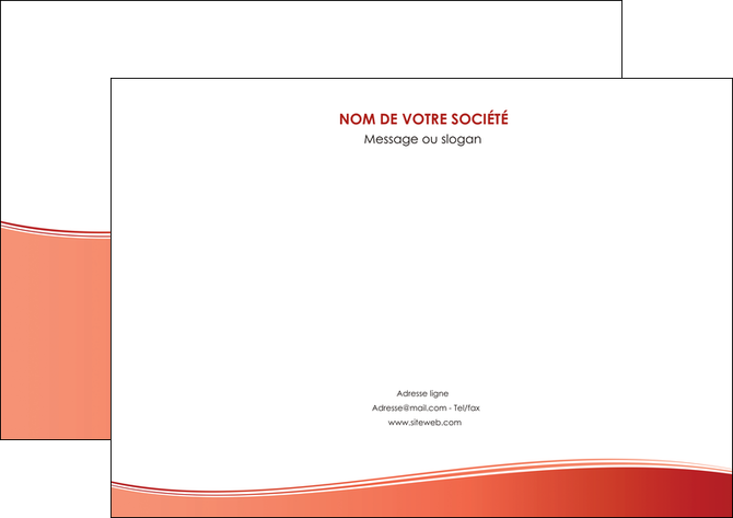 personnaliser modele de flyers rouge couleurs chaudes fond  colore MFLUOO68370