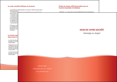 imprimerie depliant 2 volets  4 pages  rouge couleurs chaudes fond  colore MFLUOO68376