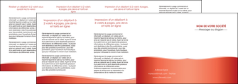 realiser depliant 4 volets  8 pages  rouge couleurs chaudes fond  colore MFLUOO68384