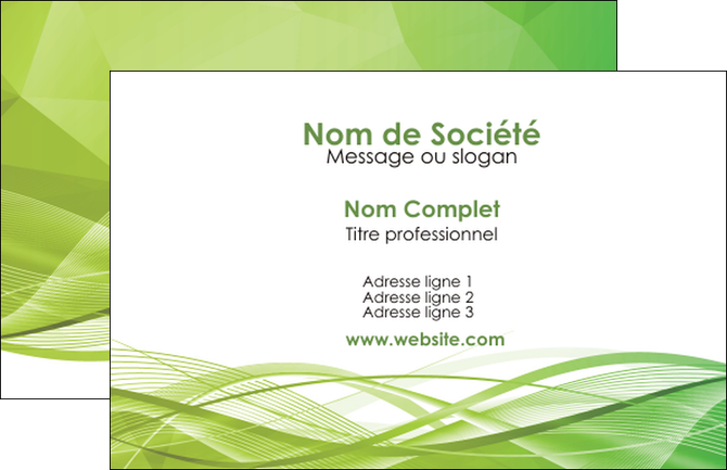 modele en ligne carte de visite espaces verts vert vert pastel couleur pastel MFLUOO68552