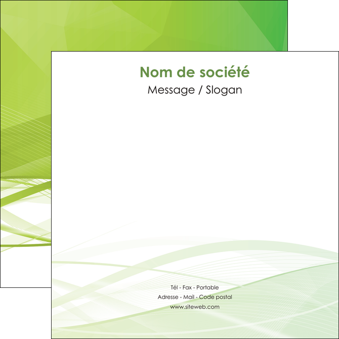 faire modele a imprimer flyers espaces verts vert vert pastel couleur pastel MFLUOO68584