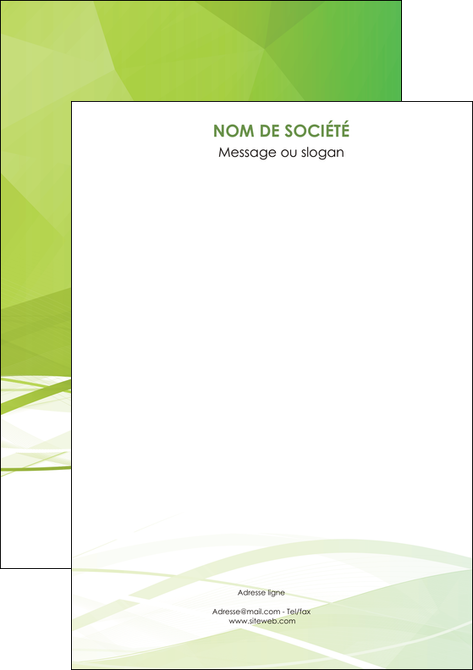 realiser flyers espaces verts vert vert pastel couleur pastel MFLUOO68598