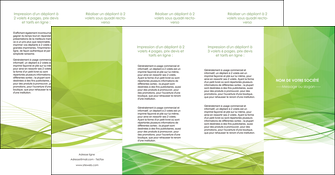 creer modele en ligne depliant 4 volets  8 pages  espaces verts vert vert pastel couleur pastel MFLUOO68600