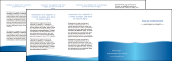 creer modele en ligne depliant 4 volets  8 pages  bleu bleu pastel fond pastel MIFBE68662
