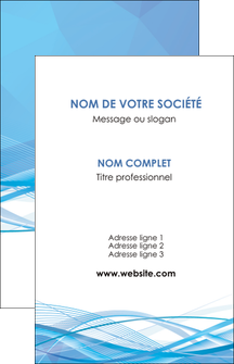 imprimerie carte de visite bleu bleu pastel fond bleu pastel MFLUOO68936