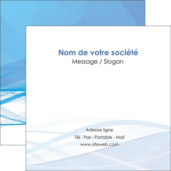 modele flyers bleu bleu pastel fond bleu pastel MFLUOO68960