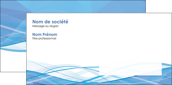 imprimerie enveloppe bleu bleu pastel fond bleu pastel MFLUOO68964