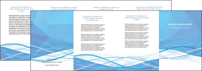 realiser depliant 4 volets  8 pages  bleu bleu pastel fond bleu pastel MFLUOO68968