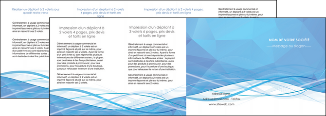 cree depliant 4 volets  8 pages  bleu bleu pastel fond bleu pastel MFLUOO68974