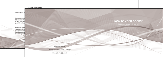 realiser depliant 2 volets  4 pages  gris fond gris simple MFLUOO69012