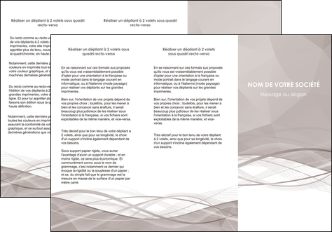 personnaliser modele de depliant 3 volets  6 pages  gris fond gris simple MFLUOO69022