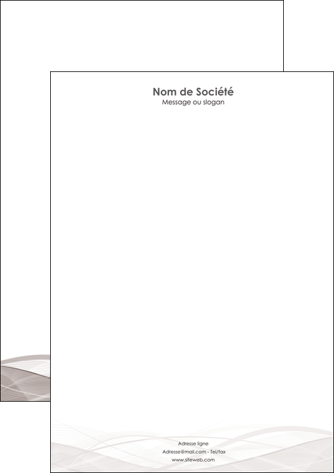 modele en ligne tete de lettre gris fond gris simple MFLUOO69028