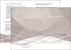 imprimer depliant 2 volets  4 pages  gris fond gris simple MFLUOO69036