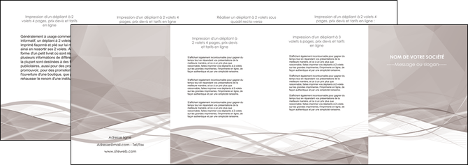 modele en ligne depliant 4 volets  8 pages  gris fond gris simple MFLUOO69038