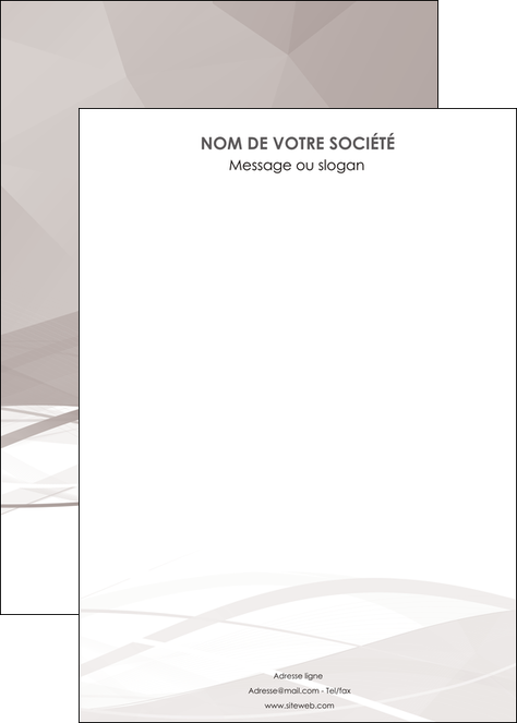 maquette en ligne a personnaliser affiche gris fond gris simple MFLUOO69040