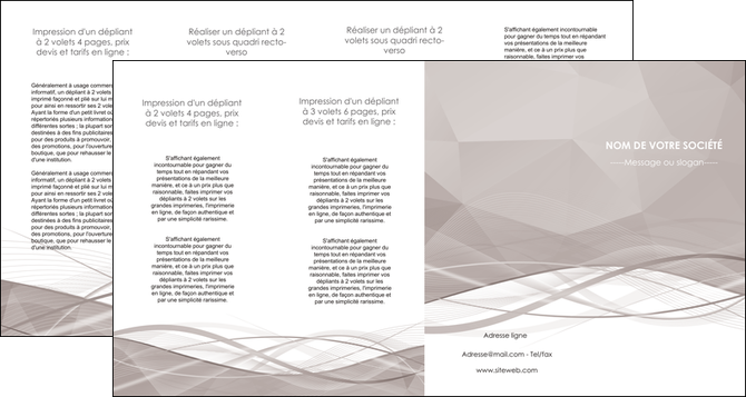 realiser depliant 4 volets  8 pages  gris fond gris simple MFLUOO69042