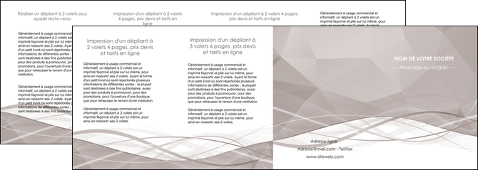 realiser depliant 4 volets  8 pages  gris fond gris simple MFLUOO69044