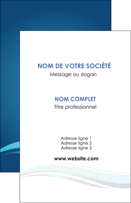 cree carte de visite bleu bleu pastel fond bleu MFLUOO69634
