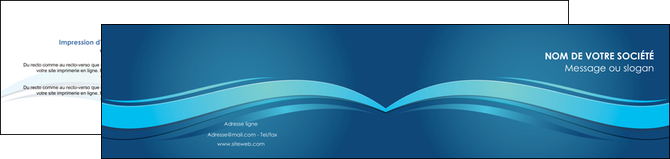 creer modele en ligne depliant 2 volets  4 pages  bleu bleu pastel fond bleu MFLUOO69660