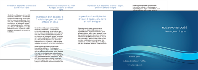 creer modele en ligne depliant 4 volets  8 pages  bleu bleu pastel fond bleu MFLUOO69672