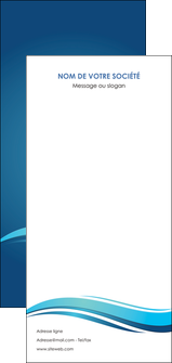 personnaliser modele de flyers bleu bleu pastel fond bleu MFLUOO69674