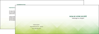 creation graphique en ligne depliant 2 volets  4 pages  vert vert pastel carre MFLUOO70010