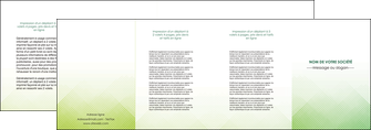 personnaliser modele de depliant 4 volets  8 pages  vert vert pastel carre MFLUOO70036