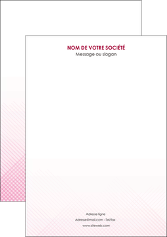 imprimer flyers rose rose tendre fond en rose MIF70206