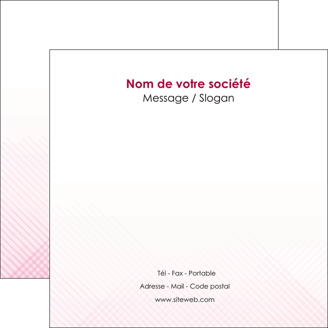 modele en ligne flyers rose rose tendre fond en rose MIF70236